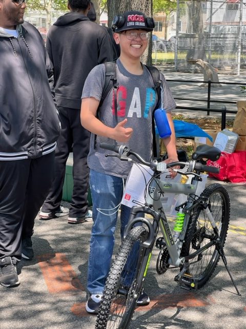 Congratulations to Alex on winning the bike.  