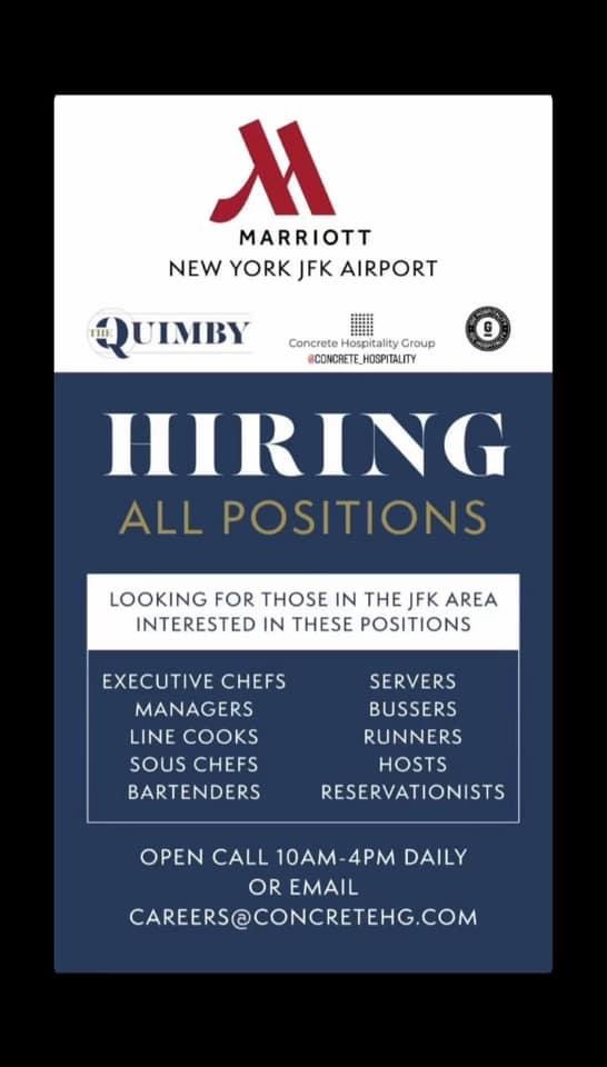 Marriott NY JFK Positions